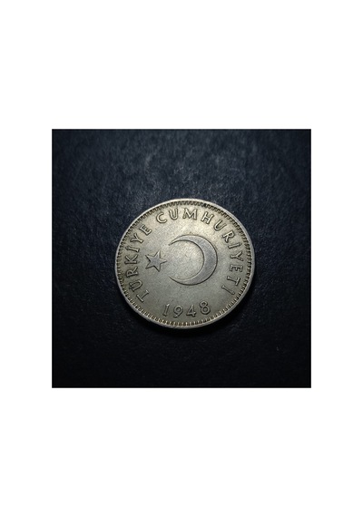 3996367e9d97cb87aa 1948 Gümüş 1 Lira 7,48 Gram Ççt+ Eski Madeni Para