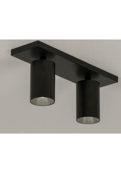 Mylights  Ikili Led Avize Led Spot Led Armatür Mat Siyah