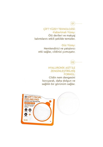Mjcare Face Peeling Pad 5'li