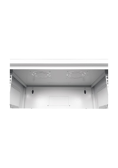 Lande - 7u 19" Cam Kapaklı Duvar Tipi Rack Kabinet Genişlik: 544 Mm Derinlik: 400 Mm Açık Gri Demonte
