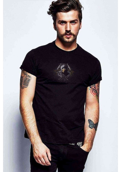 Scorpions Baskılı Siyah Erkek Tshirt (528773213)