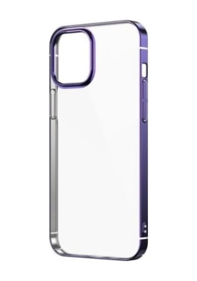 Apple Uyumlu iPhone 12 Pro Kılıf Zore Pixel Kapak Açık Mor