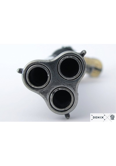 Denix 18th France 3 Barrel Pistol 30cm Koleksiyon Obje