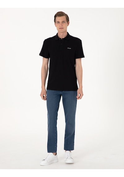 Pierre Cardin Erkek Siyah Tişört 50309946-vr046 Siyah