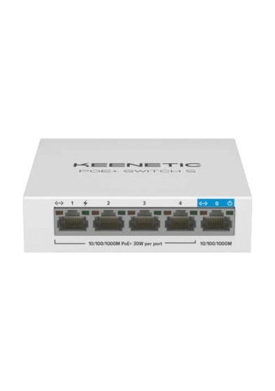 Keenetic Poe+ Switch 5 1x1gbit 4x1gbit Poe+ Port Ieee 802.3af/at 60watt - Kn-4610-01-eu