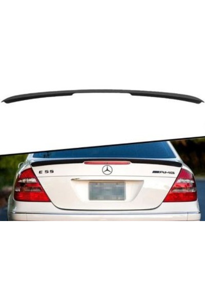 Mercedes W211 Spoiler Parlak Siyah Boyalı - W211 Spoiler Piano Black