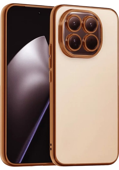 Newface Xiaomi Mi 15 Razer Lensli Silikon - Çöl Titanyum Beyaz