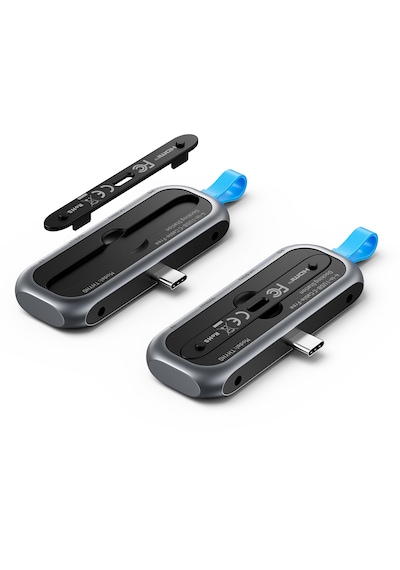 Vention 4'ü 1 Arada Alüminyum Alaşımlı Kablosuz Type-c Hub Çoklayıcı - 4k Hdmı Usb 3,2 Tf Gri
