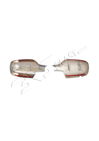 Renault Megane 2 Uyumlu 2004-2010 Ayna Kapağı 2 Parça Abs Krom Kaplama