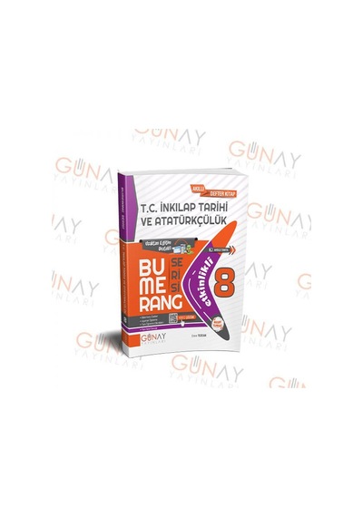 Günay Yayınları 8.Sınıf Bumerang Etkinlikli Inkılap Tarihi