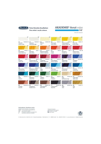 Akademie Akrilik Mürekkep 50 Ml 444 İndigo Diğer