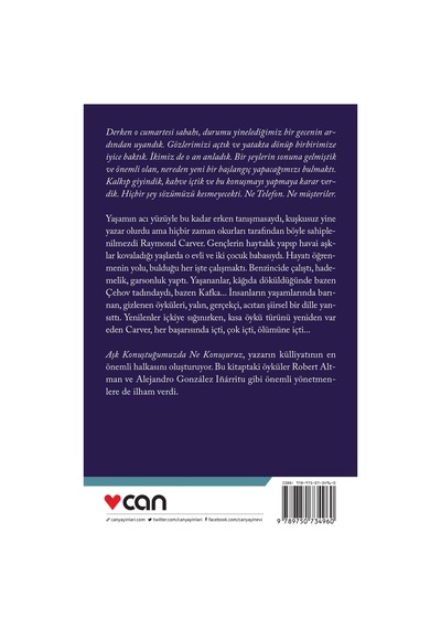 Aşk Konuştuğumuzda Ne Konuşuruz - Raymond Carver - Can Yayınları