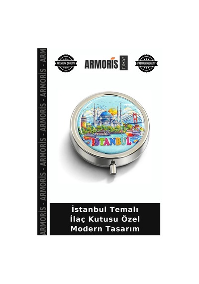 İstanbul Temalı Özel Modern Tasarım Çok Renkli
