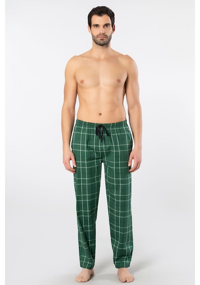 Cacharel Erkek Dokuma Pijama Tek Alt 2240/yeşil 1 Yeşil