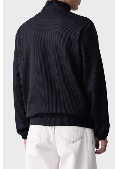 Armani Exchange Fitilli Dik Yaka Fermuarlı Sweat Erkek Sweat Xm003425 Af28569 Ub101 Lacivert
