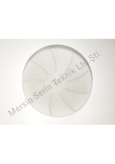 Sern Profesyonel Kuaför Fön Makinesi Pervanesi 4,5 Mm Vidasız Şeffaf 5 Kanat Yedek Fan