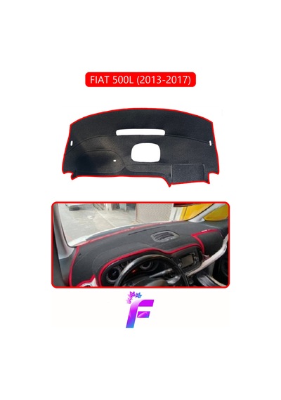 Fıat 500l 2013-2017 Uyumlu Torpido Örtüsü Çatlama Ve Isıya Karşı Tam Koruma Oto Aksesuar E39