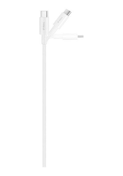 Usb-c - Usb-c 200cm 65w Pd/qc Hızlı Şarj/data Kablosu Beyaz Standart