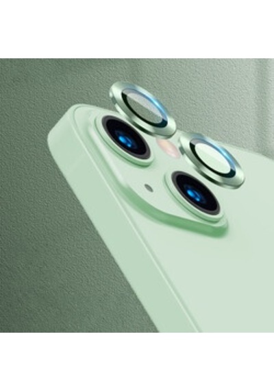 Lexroo İphone 13 Mini Kamera Lens Koruyucu - Açık Yeşil