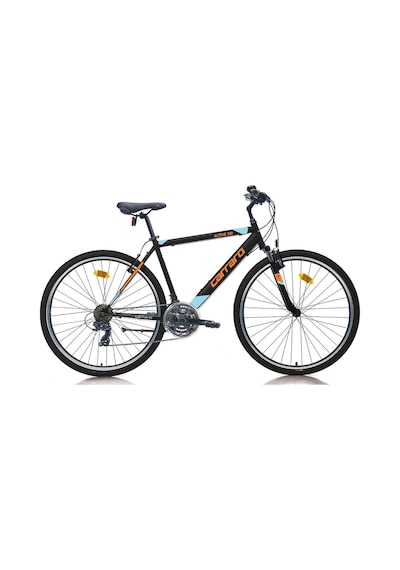 Carraro Active 290 V Fren 21 Vites 28 Jant Şehir Bisikleti Siyah Turuncu Mavi 49 Kadro Çok Renkli