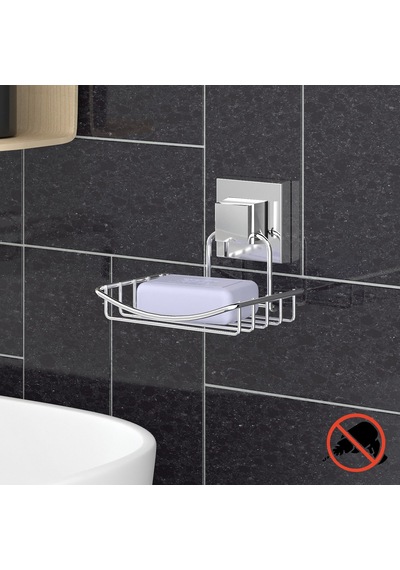 Teknotel Ef265 Krom Yapışkanlı Krom Sabunluk