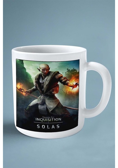 The Art Of Dragon Age Inquisition Oyun Baskılı Kupa Bardak Çift Taraflı Baskı Kişiye Özel Model 4 Çok Renkli