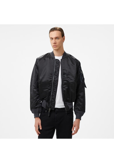 Alpha Industrıes Alpha Industries 1960s Ma-1 Flight Bomber Unisex Siyah Ceket