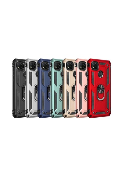 Redmi 9c Kılıf Sofya Yüzüklü Silikon Kapak -