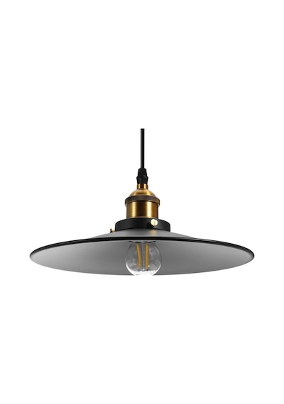 Mylights Retro Tekli Metal Sarkıt (371166075)-Siyah Içi Beyaz
