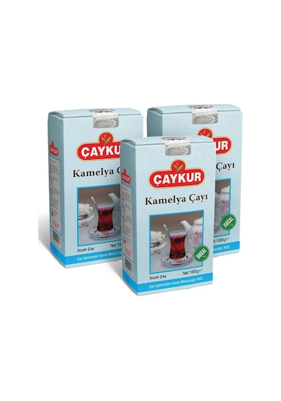 Çaykur Kamelya Siyah Dökme Çay 3 x 1 KG