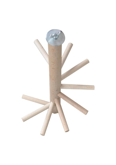 X-perk Kuş Merdiveni Ve Parkuru - Ağaç Sopalı Tüneği Döner Tünek, 30 Cm Boy