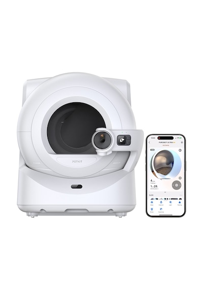 Petkit Purobot Ultra, Petkit Eversweet 5 Mini, Petkit Yumshare Dualhopper 2 Ai Kameralı Mama Kabı, Petkit Eversweet Su Filtresi 5'li, Geniş Delikli Kum Temizleyici