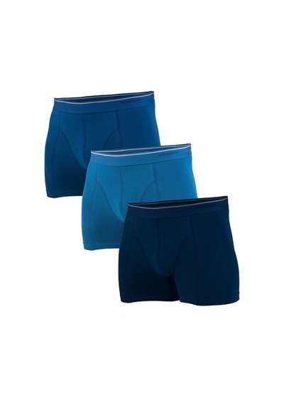 Blackspade Erkek Boxer 3'lü Paket Tender Cotton 9673 Lacivert Mavi Denim Lacivert