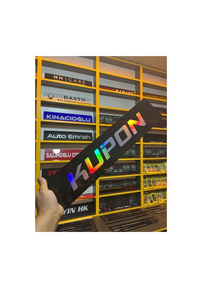 Kupon Dekor Plaka İsimli Hologramlı 1 Adet Hologram - 700108192