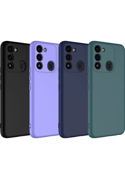 Tecno Spark 8c Kılıf Zore Mara Lansman Kapak Siyah