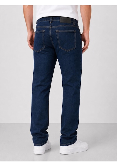 Classics Men B.wood Regular Fit Likralı Erkek Jean Pantolon 7749 Koyu Mavi