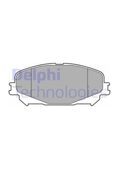Delphi Lp3734 Ön Fren Balatası Renault Megane Iv 15-captur Iı 20-grand Scenic Iv 18-talisman 18- 410606808r