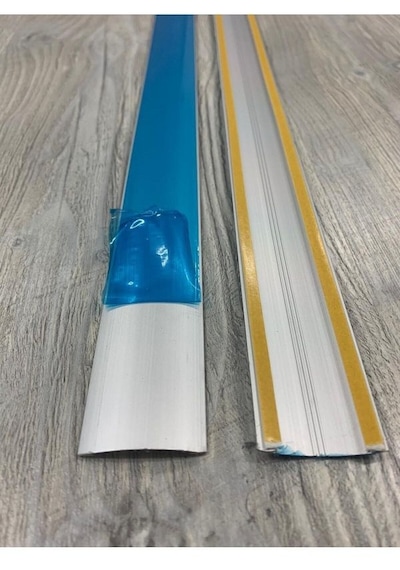 Alüminyum Kapı Eşik Profili Gümüş Renk 35 Mm X 90 Cm Yapışkanlı Parke Eşik Çıtası
