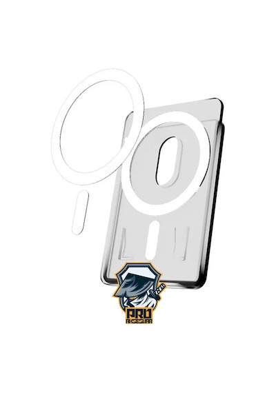 Apple Uyumlu iPhone 12-13-14-15-16 Pro-max - Samsung Magsafe Kartlık Manyetik Cardsafe Şeffaf Kredi