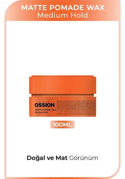 Morfose Ossion Matte Pomade Wax Medium Hold 100 ML