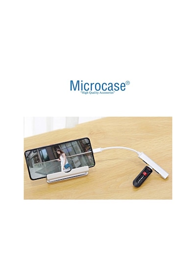 Microcase Type-C To Usb 3.0 4 Port Çoklayıcı Hub Aluminyum Slim K