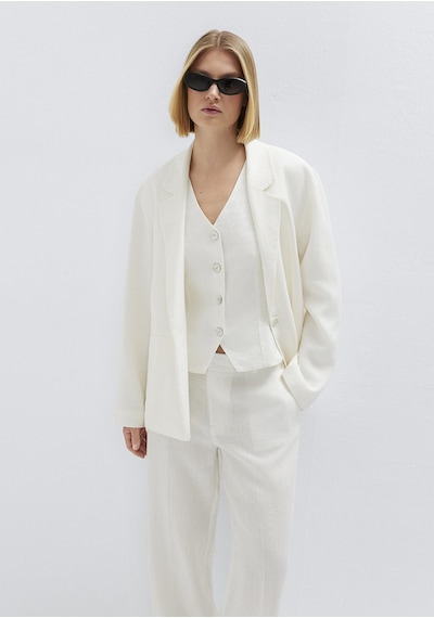 Mavi - Ekru Keten Blazer 1110850-70057