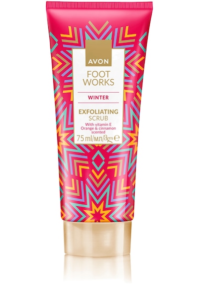 Avon Foot Work Winter Portakal ve Tarçın Kokulu E Vitaminli Ayak Scrubu 75 ML