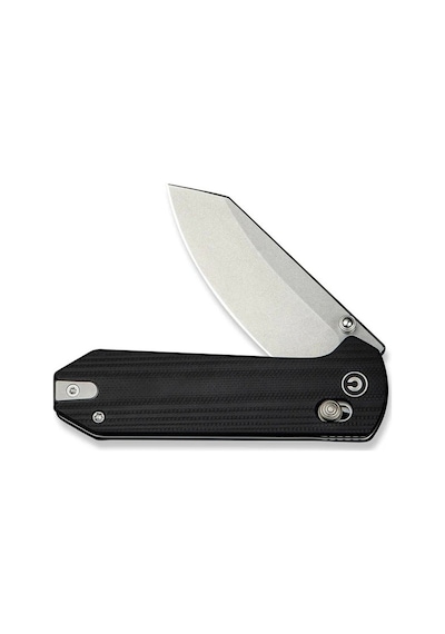 Civivi Yonder Thumb Stud & Crossbar Lock Knife Black G10 Handle Kamp Çakı Siyah