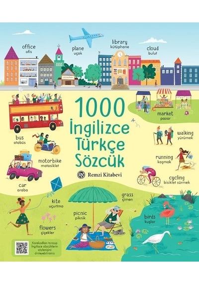 1000 İngilizce - Türkçe Sözcük- Remzi Kitabevi