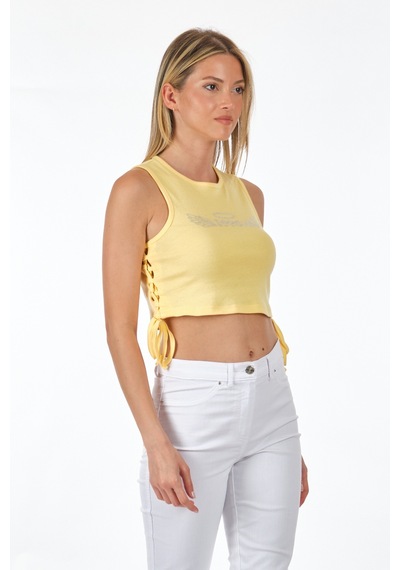 Only Açık Sarı Kadın T-shirt 15289612 001
