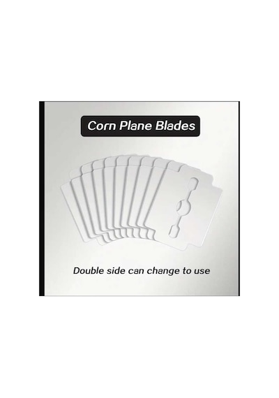 Cloud Prime Paslanmaz Çelik Pedikür Bıçakları - Paslanmaz, Keskin Ayak Bakım Aracı 10 Lu Bıçak
