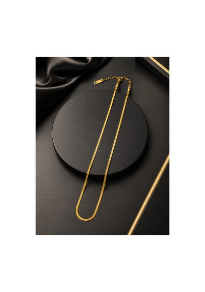 İtalyan Zincir Modeli Çelik Kolye 60 Cm 2mm Altın - 909997056 Altın