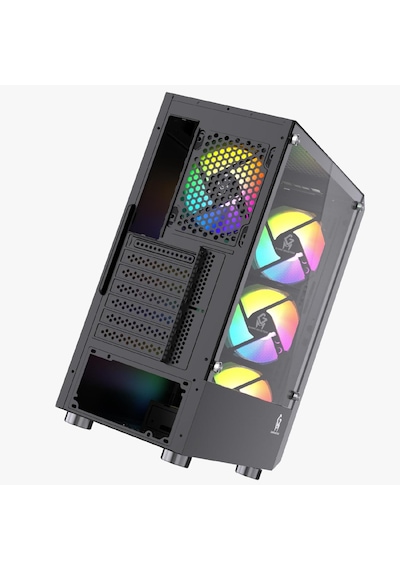 R14 Rainbow 4 Fanlı Atx Gaming Kasa 450w Psu