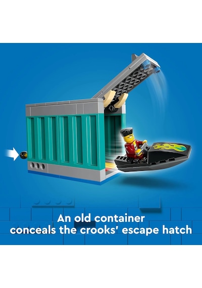 Lego City Polis Sürat Teknesi Ve Hırsızların Gizlenme Yeri 60417 - 6 Yaş İçin Yapım Seti 311 Parç Lego City Polis Sürat Teknesi Ve Hırsızların Gizlenme Yeri 60417 - 6 Yaş İçin Yapım Seti 311 Parç